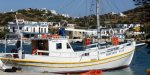 Lipso (Dodécanèse) bateau de promenade au port {JPEG}